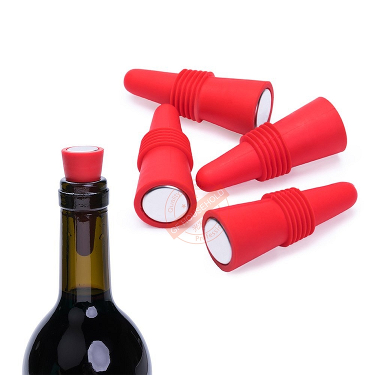 Amazon cross-border with food-grade silicone wine beer seasoning bottle stopper creative fresh bottle stoppers